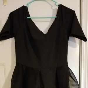 Black formal dress